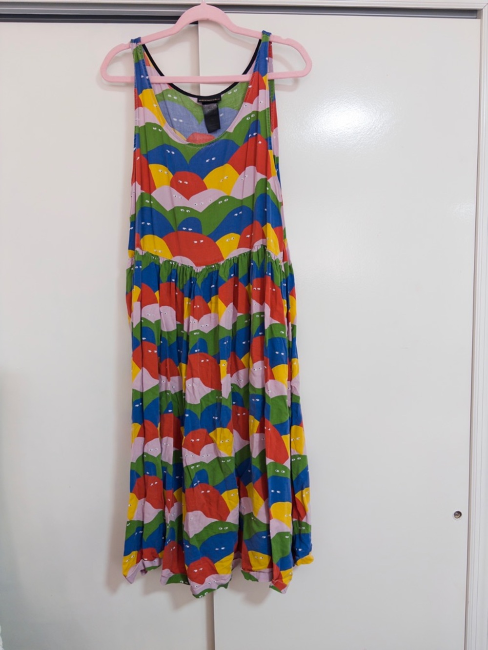 Nooworks Naomi Dress in Rainbow Lumps - xxxl